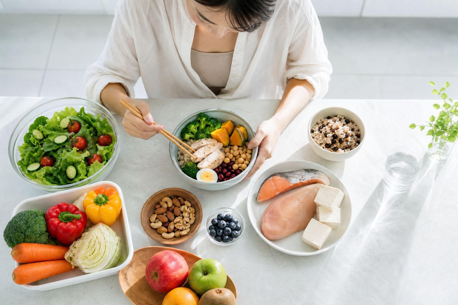 六大類食物每天吃得到嗎？用「一餐一格」的簡單分類法找出你長期缺口在哪