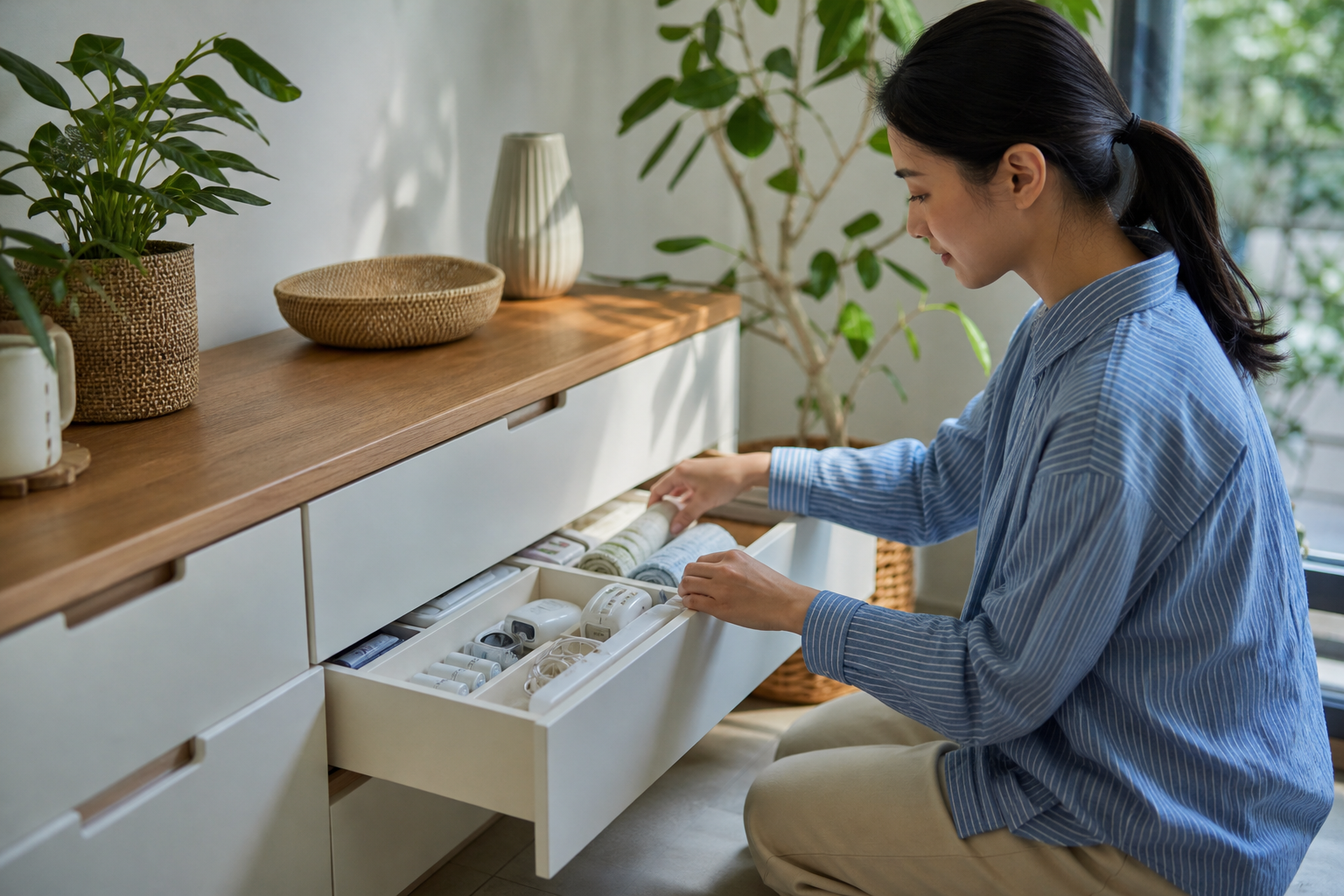 家裡的抽屜你打開要找多久？從常用物品到備品層次，用「使用頻率」重建抽屜分區的3個邏輯